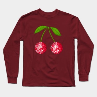 Cherry Disco Balls Long Sleeve T-Shirt